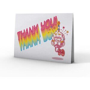 Thank You Cards (24pcs), Includes Blank Cards & Envelopes with Stickers, 4 x 6"